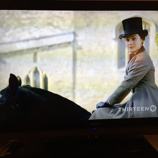 Lady Mary Crawley from Downton Abbey Dressed to Ride to Hounds