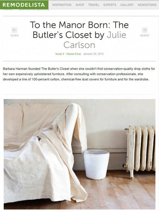 To The Manor Born: The Butler's Closet––an article by Julie Carlson from Remodelista