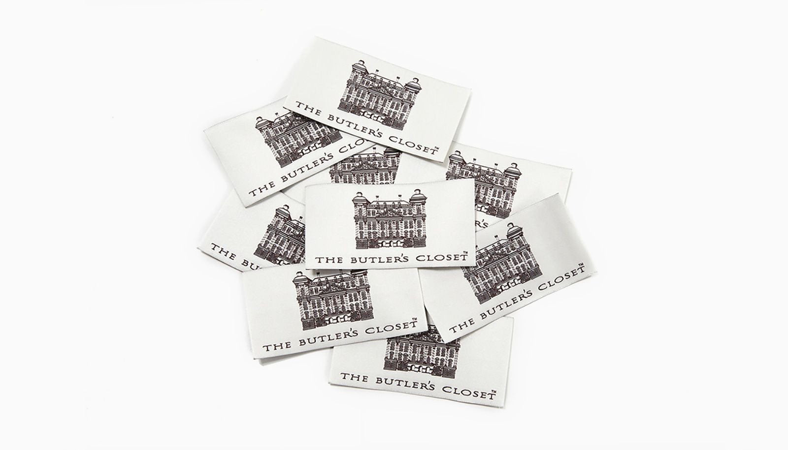 Handsome Embroidered Labels from The Butler's Closet